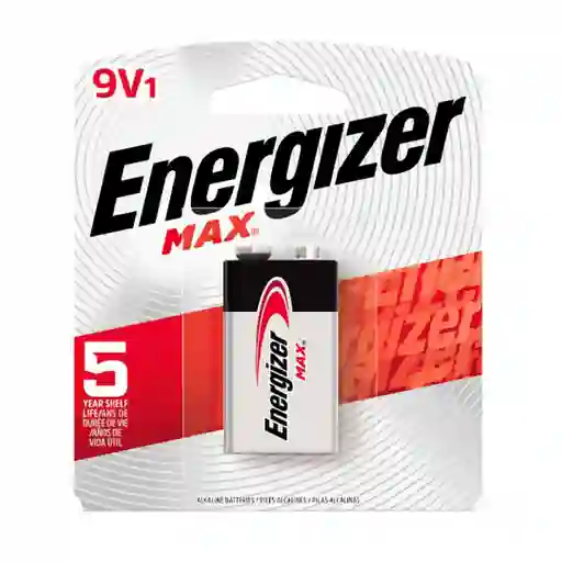 Pila 9v Alcalina Energizer Blis X2