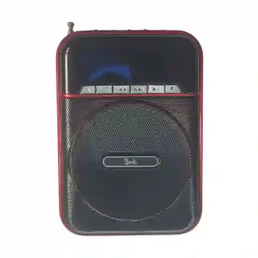 Radio Parlante Portátil Beck Play Sp-012m Con Micrófono Y Pantalla Led