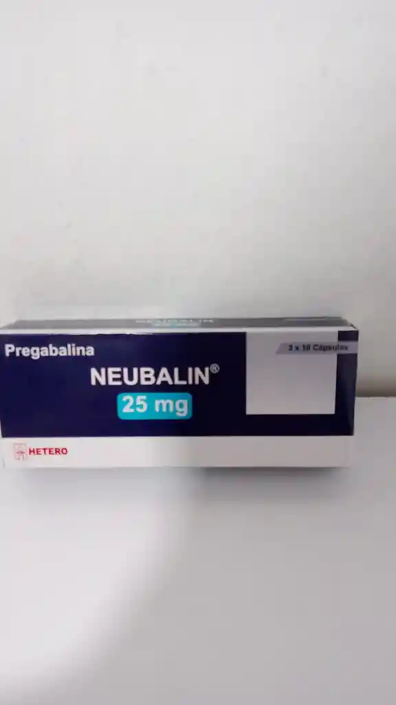 Neubalin 25 Mg (pregabalina) X 30 Tabs