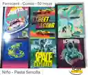 Cuaderno Ferrocarril Cosido 50 Hojas Niño