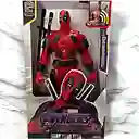 Muñeco Figura Super Heroe Deadpool Articulado 30 Cm Luces Y Sonidos