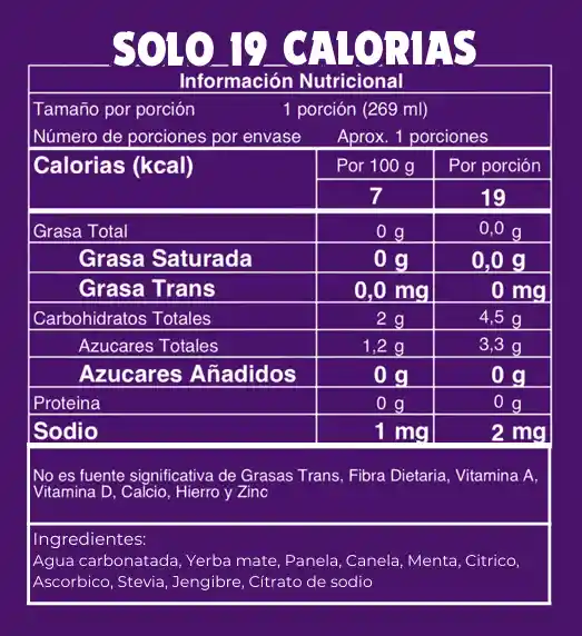 Soda Hängemate Canela 269 Ml