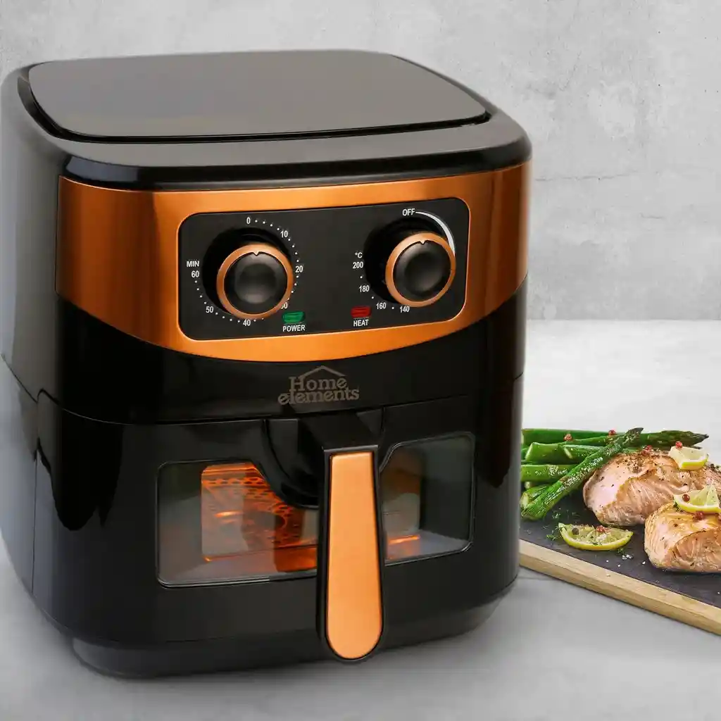 Home Elements Freidora De Aire 7 Litros-mega Fryer