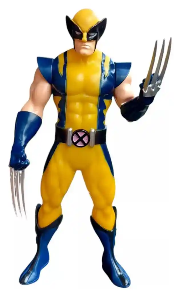 Muñeco Figura Acción Super Héroe Wolverine Articulado 30 Cm Luces Y Sonido