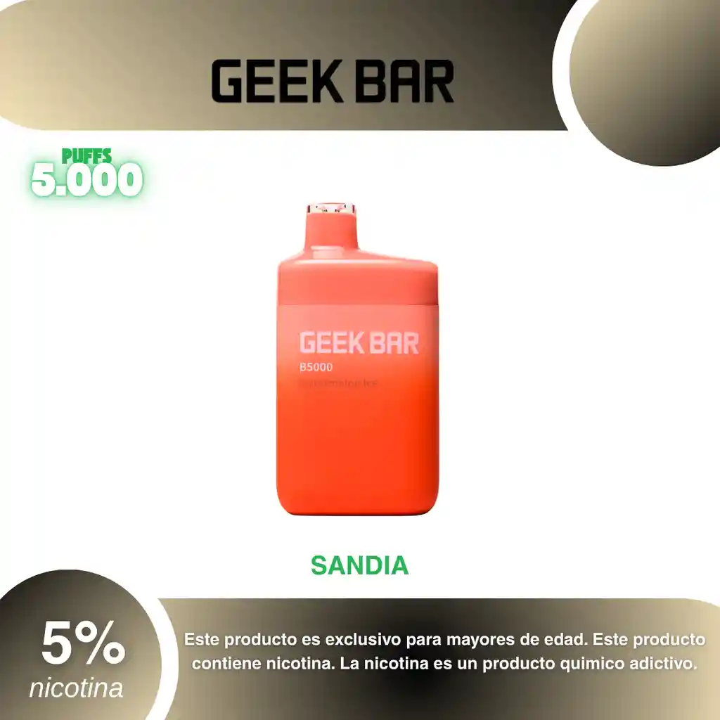 Geek Bar B5.000, Watermelon Ice