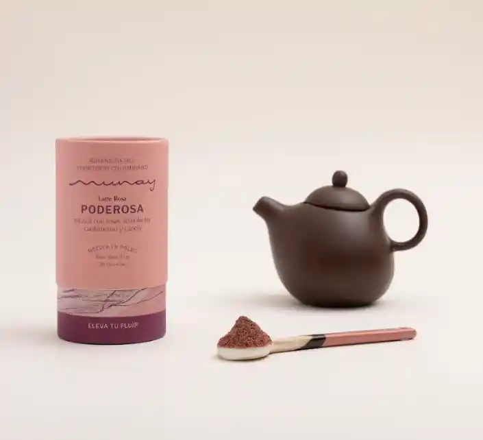 Latte Rosado Poderosa | Dolor Menstrual · Equilibrio Hormonal · Útero Saludable