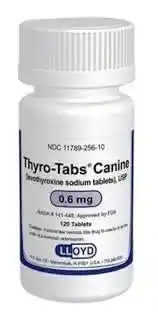 Thyro Tabs 0.6 Mg Frasco X 120 Tab