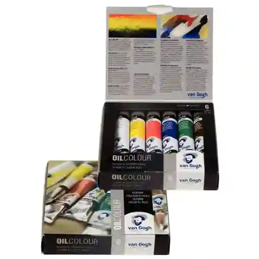 Set De Iniciacion A La Pintura Al Oleo Van Gogh 6 Tubos X 20 Ml Colores Surtidos
