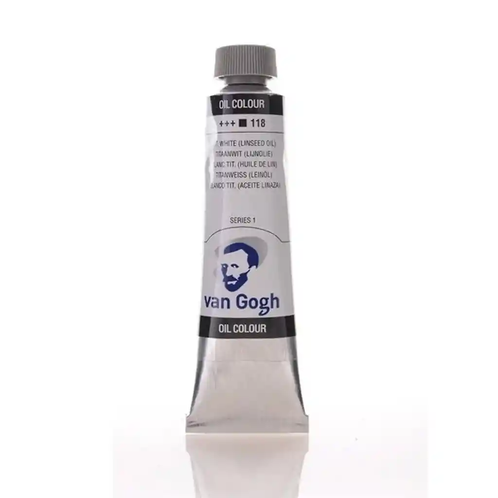 Oleo Van Gogh 40ml Serie 1 118 Blanco Titanio (aceite De Linaza)