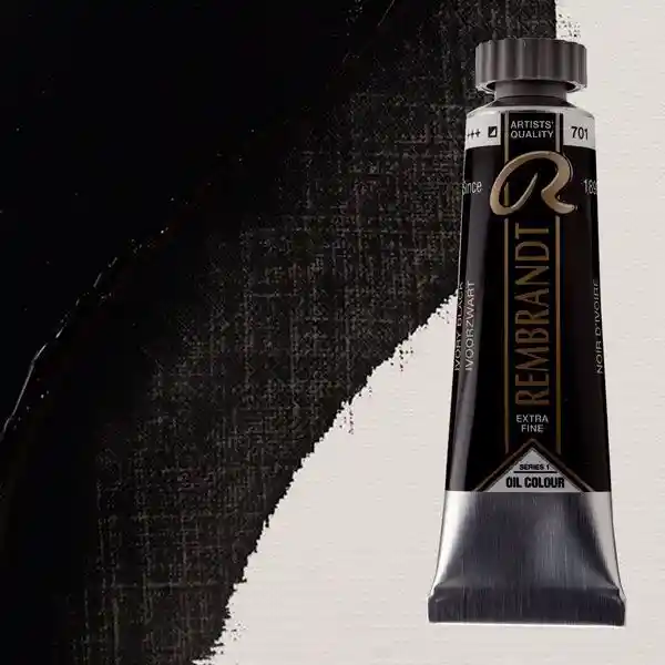 Oleo Rembrandt 15ml Serie 1 Serie 2 Serie 1 701 Negro Marfil