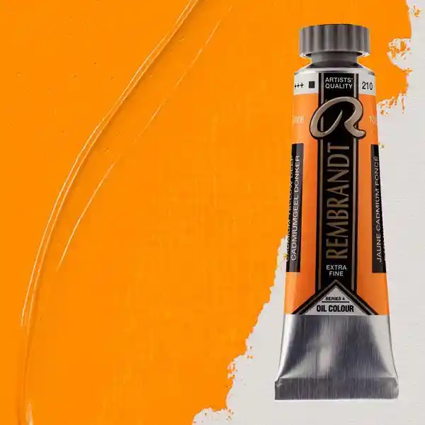 Oleo Rembrandt 15ml Serie 3 Serie 5 Serie 4 210 Amarillo Cadmio Oscuro
