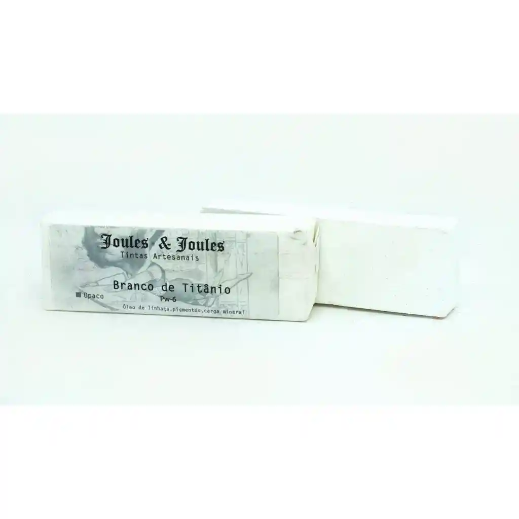 Barras Oleo Joules & Joules Serie 1 - Cálido - Brillante - Semiopaco - Cubriente Alto Blanco De Titanio 80 Ml