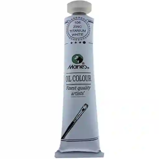 Oleo Maries 106 Zinc Titanium White 50 Ml