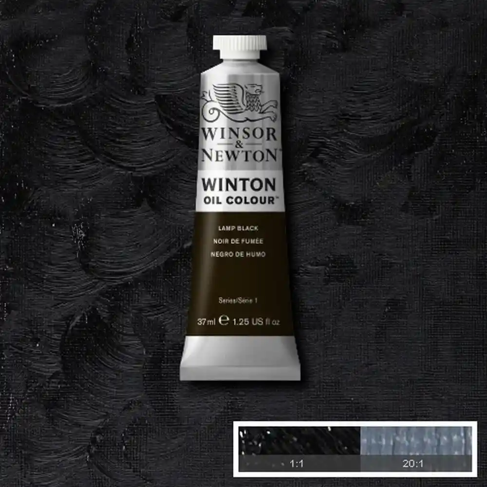 Oleo Winsor And Newton Winton 337 Negro Humo 37 Ml