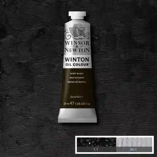 Oleo Winsor And Newton Winton 331 Negro Marfil 37 Ml