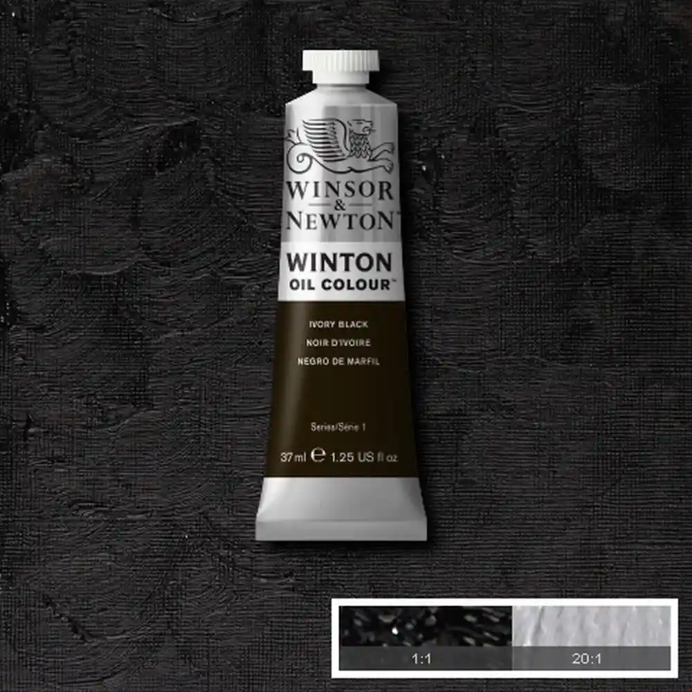 Oleo Winsor And Newton Winton 331 Negro Marfil 37 Ml