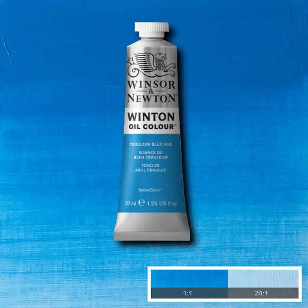 Oleo Winsor And Newton Winton 138 Azul Ceruleo 37 Ml