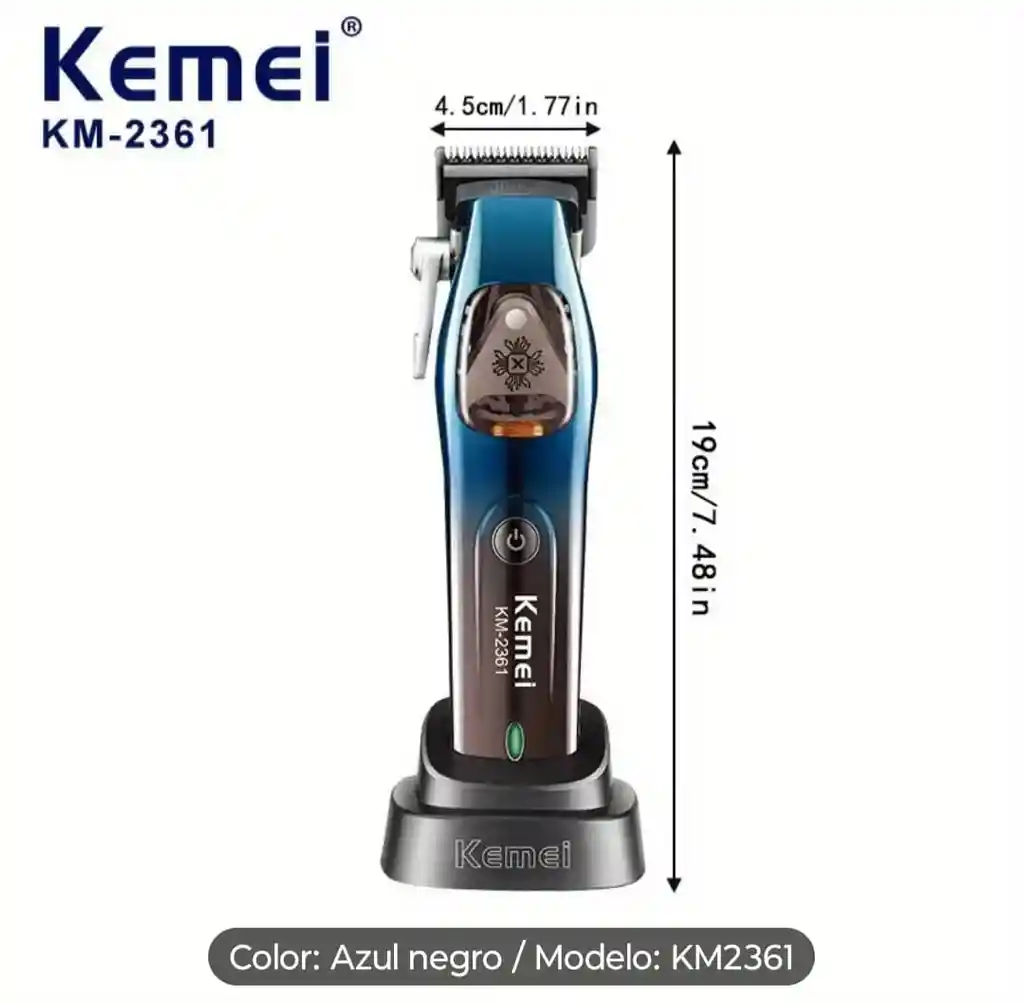 Maquina De Corte Profesional Kemei 2361