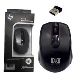 Mouse Óptico Hp 2,4g Ajustable 4 Botones Nuevo Color Negro