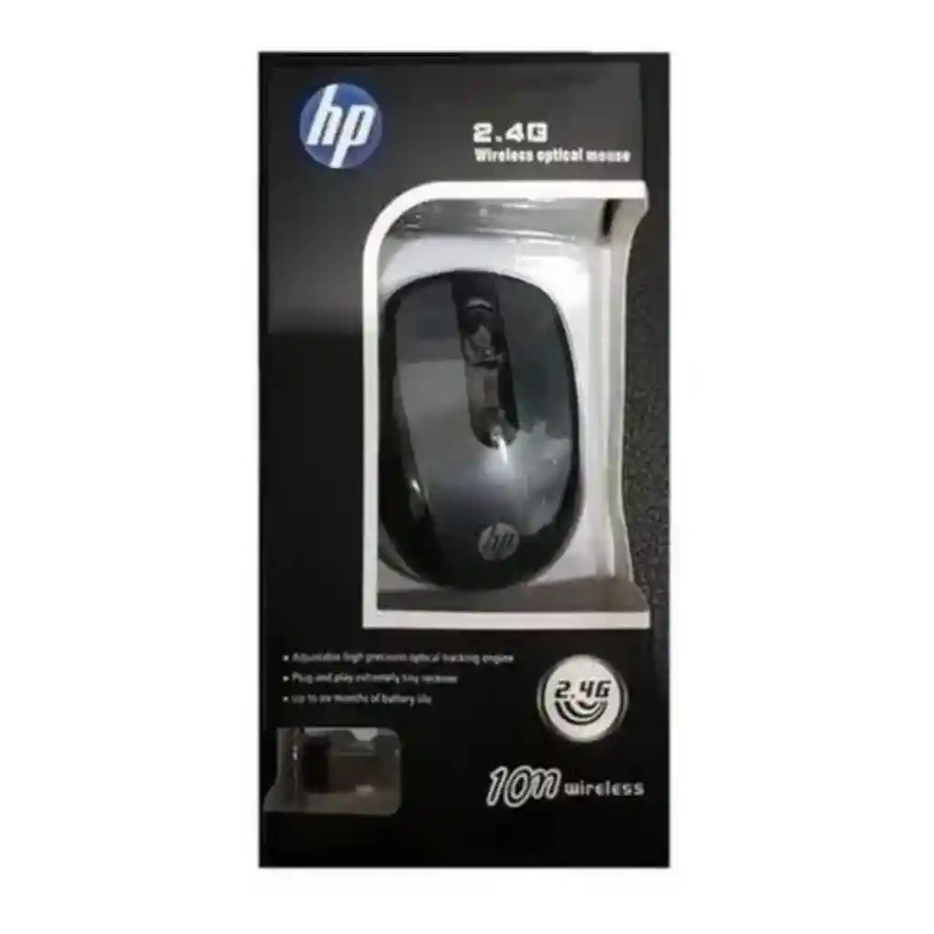 Mouse Óptico Hp 2,4g Ajustable 4 Botones Nuevo