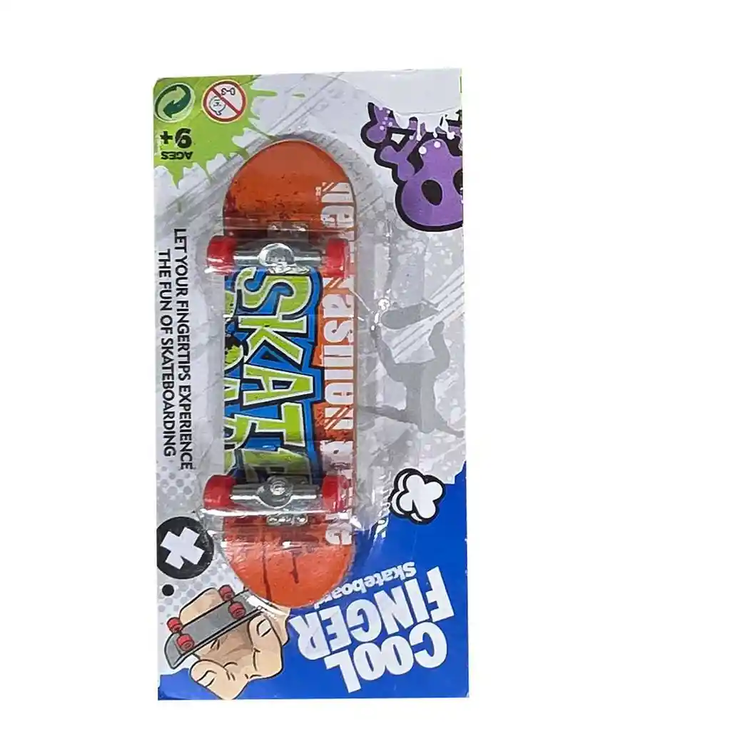 Patineta Dedos Mini Coleccion Juguete Niños X 4 Unidades