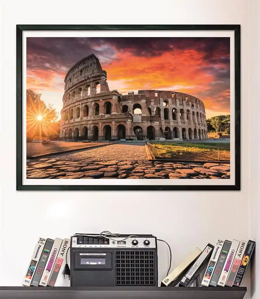 Rompecabezas 1000 Piezas Coliseo De Roma Italia Clementoni