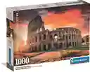 Rompecabezas 1000 Piezas Coliseo De Roma Italia Clementoni