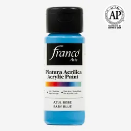 Pintura Acrílica Franco Arte Azul Bebe 60 Ml