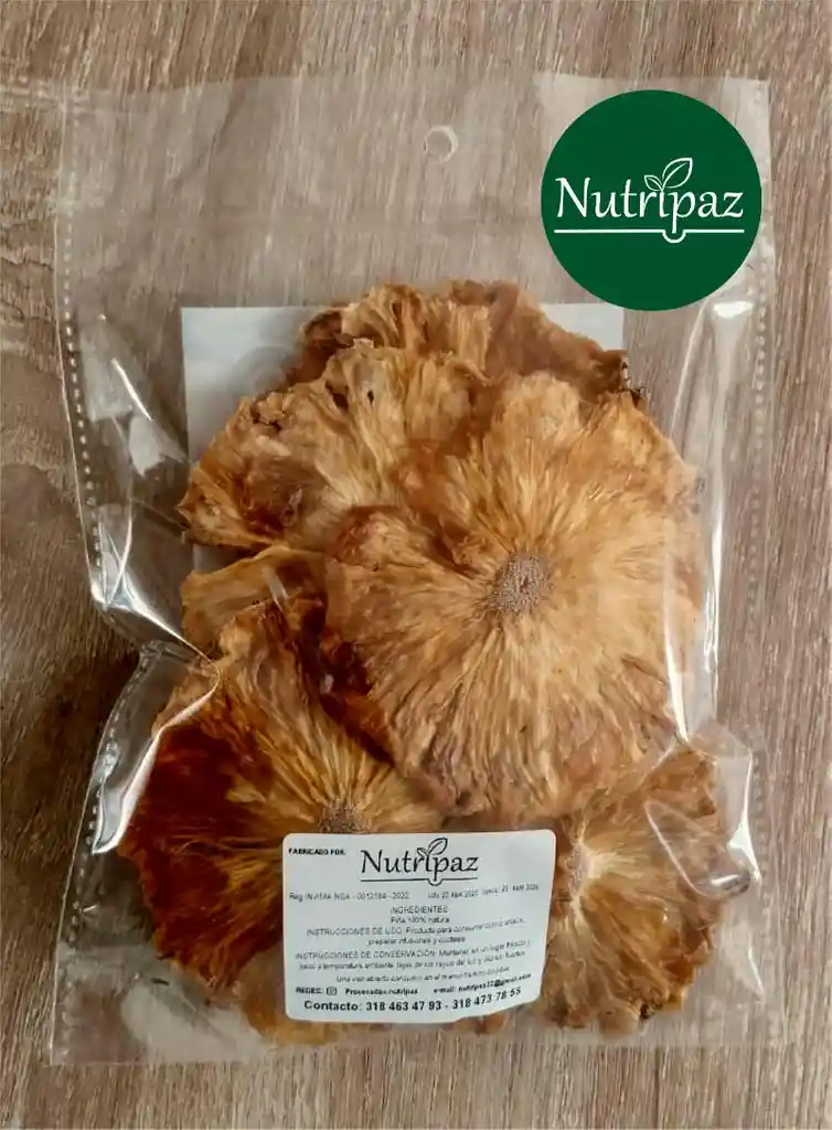 Piña Fruta Deshidratada 500g