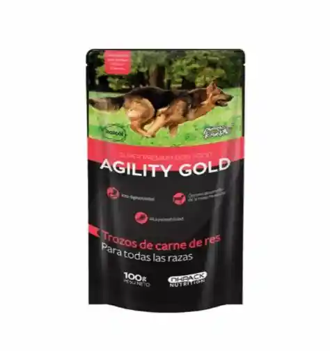 Agility Gold Trozos Todas Las Razas 100 G Sabores Surtidos