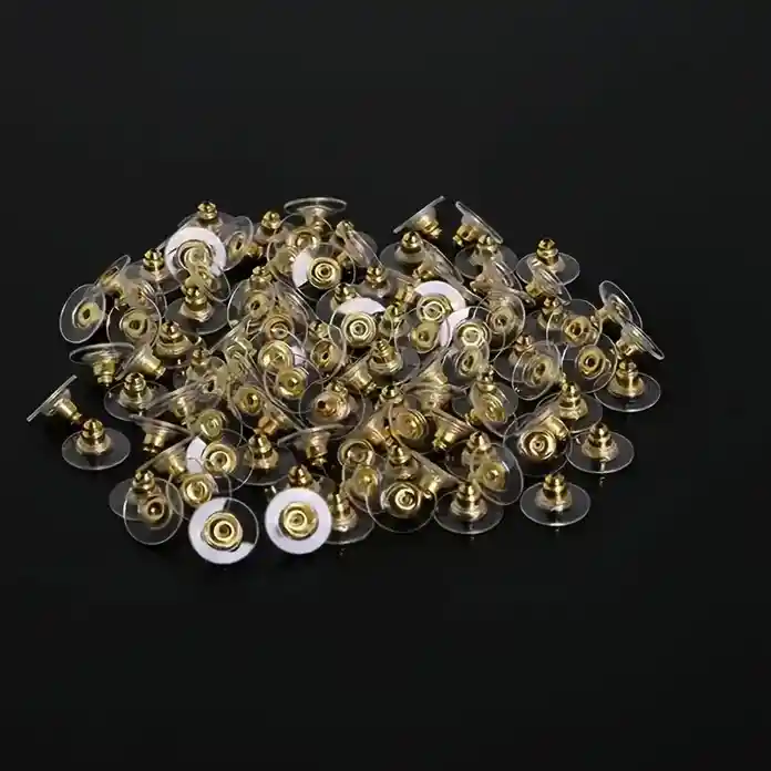 10 Unidades De Respaldos Para Pendientes O Aretes. Pendientes De Estudiante Anti-pérdida Y Anti-deslizante Para Joyería.