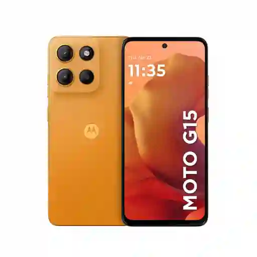 Motorola G15, 128gb Naranja 4gb