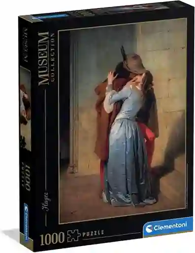 Rompecabezas 1000 Piezas Arte El Beso De Hayez Clementoni