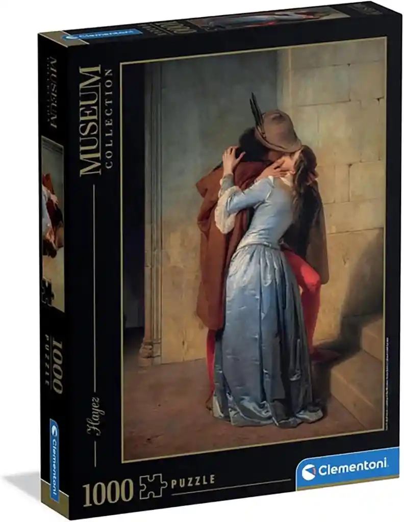 Rompecabezas 1000 Piezas Arte El Beso De Hayez Clementoni