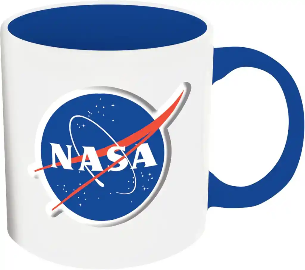 Mug Vaso Grande Nasa Licencia Oficial 18oz 500ml Taza Cerámica