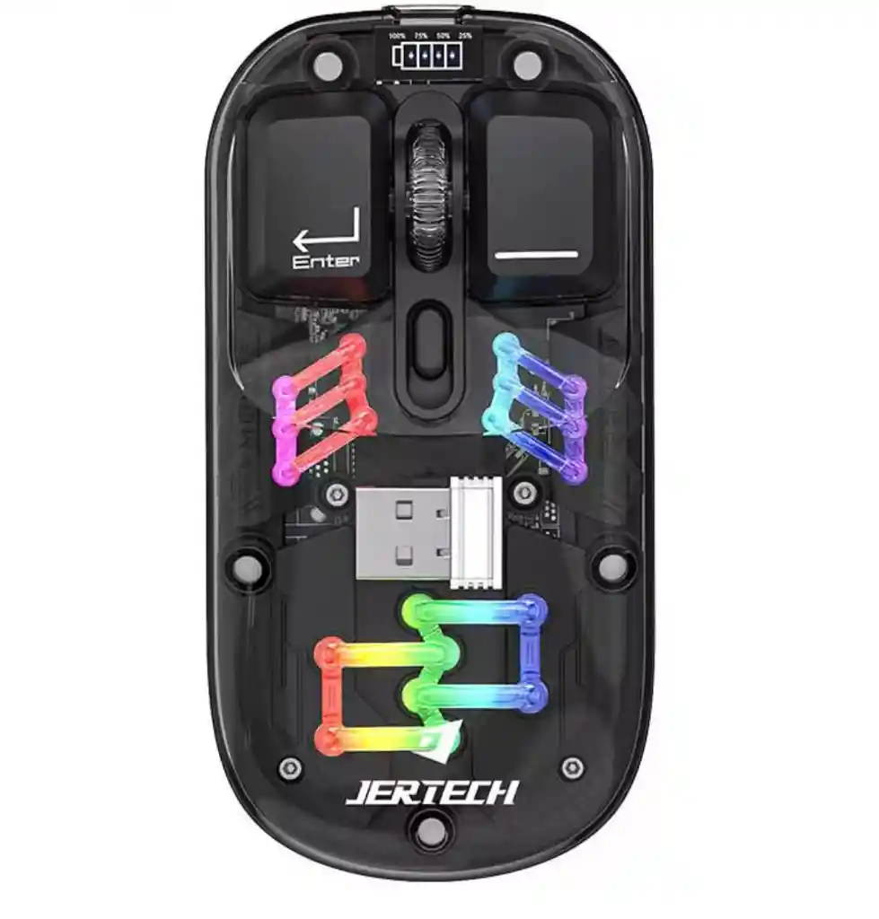 Mouse Jertech Bluetooth Rgb Wb112