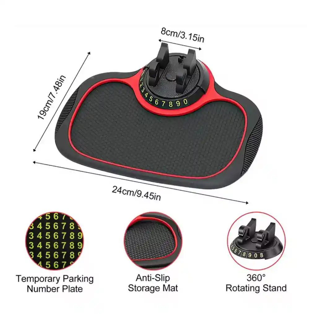 Tapete Antideslizante Holder Celular Para Carro