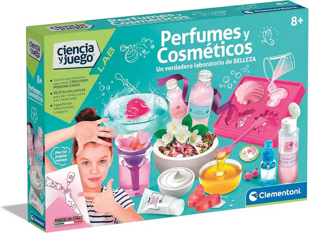 Juego Experimentos Laboratorio De Belleza Y Perfumes Niños