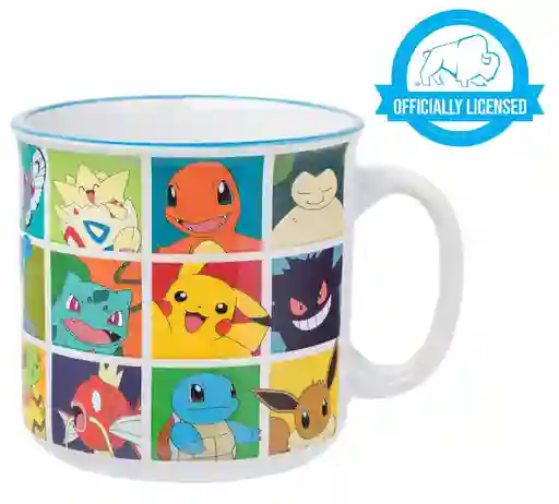 Mug Grande Pokémon Licencia Oficial 20oz 590ml Taza Cerámica Vajilla