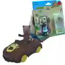Set Carro Muñeco Capibara Niños Convertible Impulso 9cm