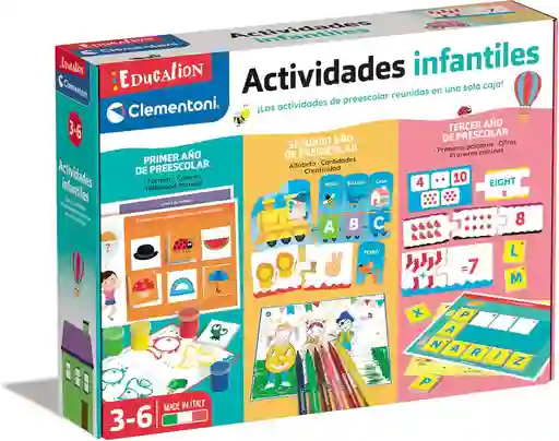 Juego Didáctico Actividades Preescolares Educativas Niños