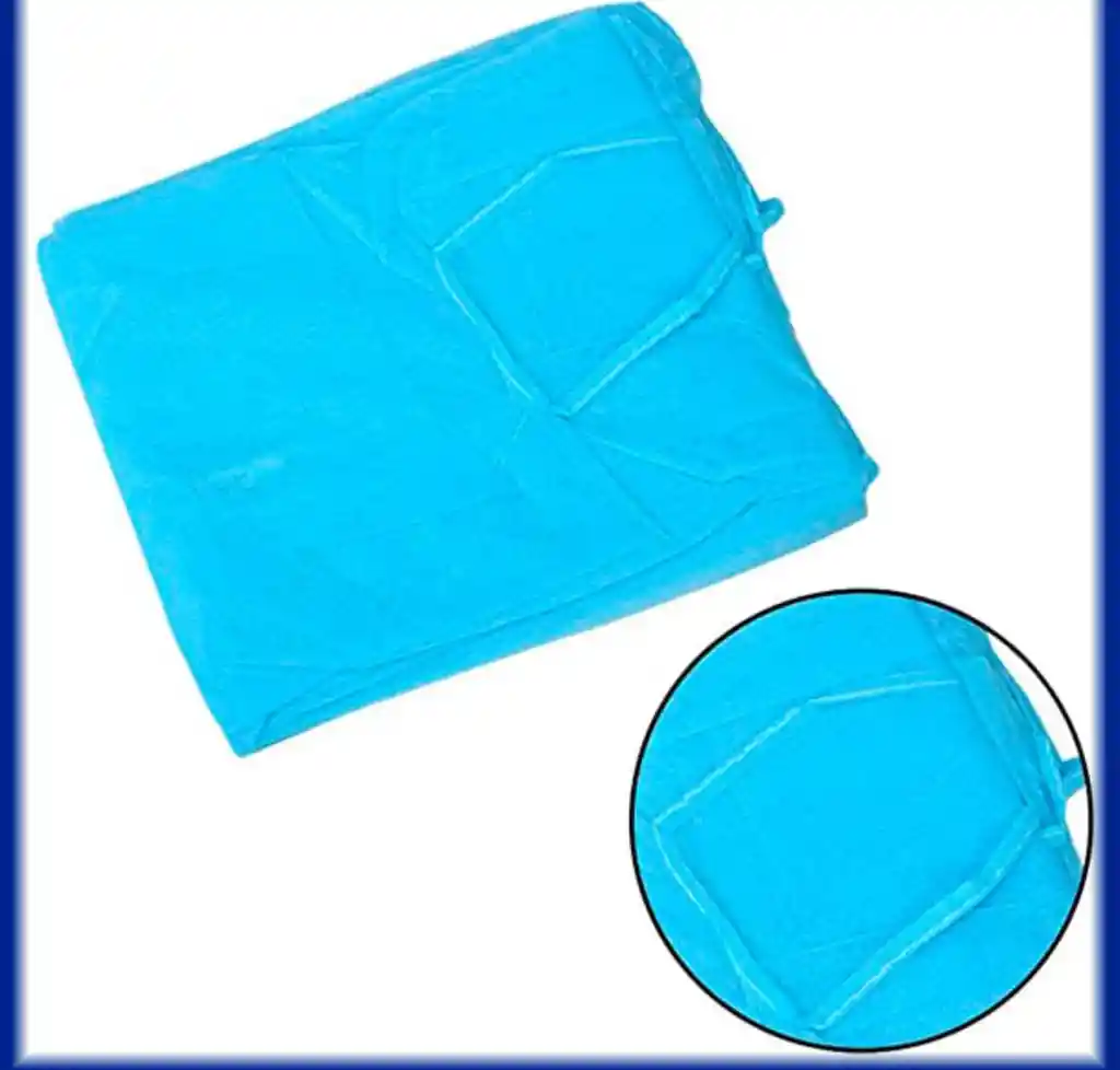 Bata Cirujano Desechable X 10unds Azul