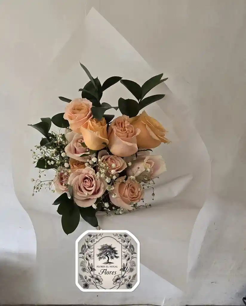 Ramo De Rosas Lluvia De Amor