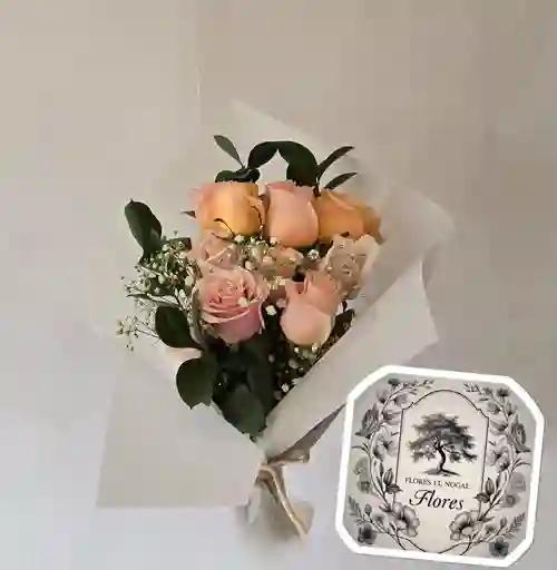 Ramo De Rosas Lluvia De Amor