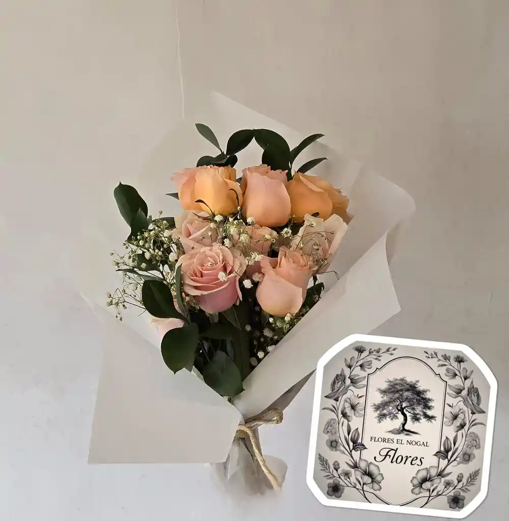 Ramo De Rosas Lluvia De Amor