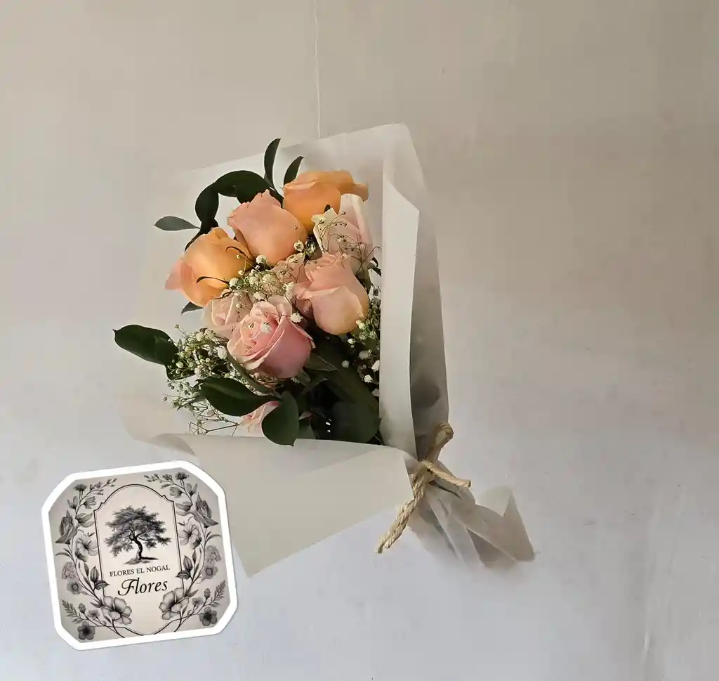Ramo De Rosas Lluvia De Amor