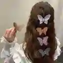 Pinzas Coleteras De Mariposa Para El Cabello