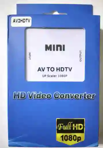 🔌 Convertidor Rca A Hdmi – Audio Y Video Hd