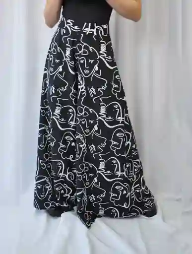 Pantalon Palazzo Negro S