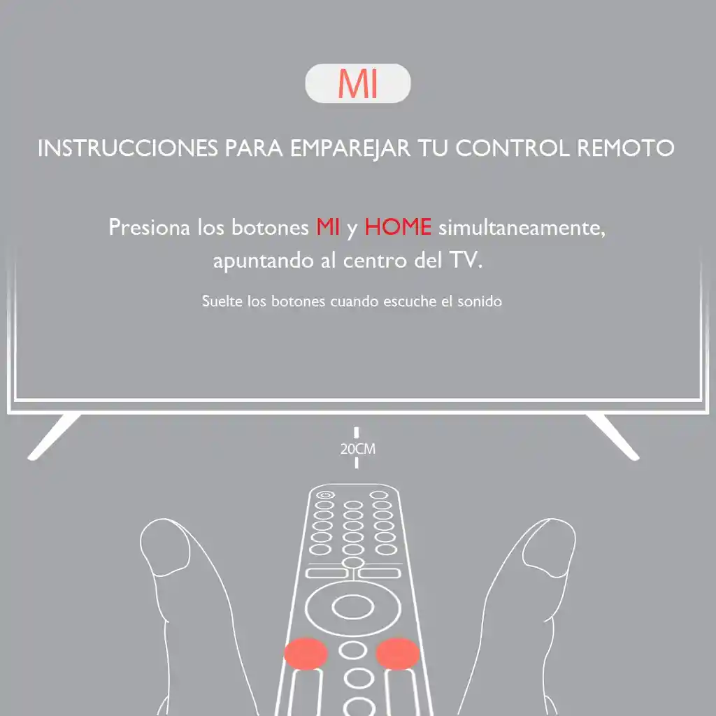 Control Compatible Con Xiaomi P1 Smart Tv Xmrm-019, Con Función De Voz